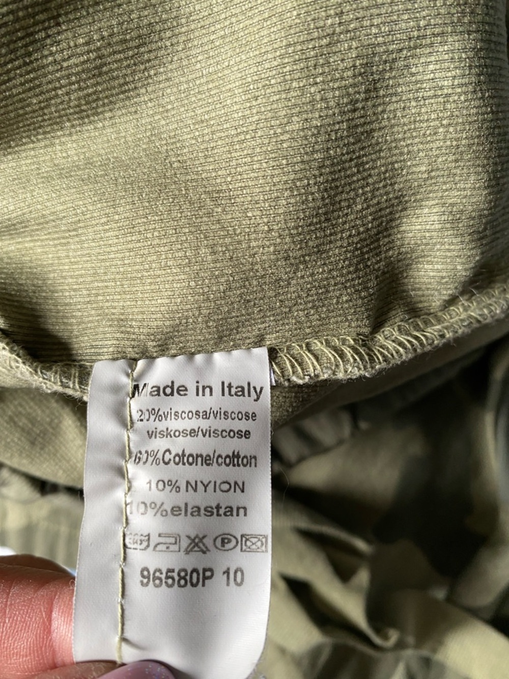 Camo Cargo Joggers with Sequin Pocket Detail - Picture 9 of 10